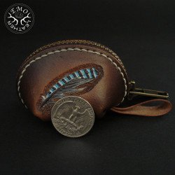 Medium Coin Purse Pattern | EmoLeather Patterns | Quality DIY Leather Patterns
