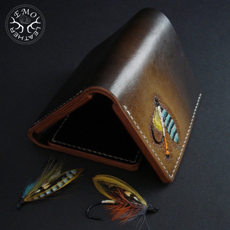 Vertical Trifold Wallet Pattern | EmoLeather Patterns | Quality DIY Leather Patterns