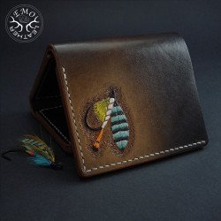 Vertical Trifold Wallet Pattern | EmoLeather Patterns | Quality DIY Leather Patterns