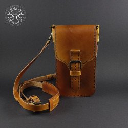 EDC Neck Bag Pattern | EmoLeather Patterns | Quality DIY Leather Patterns