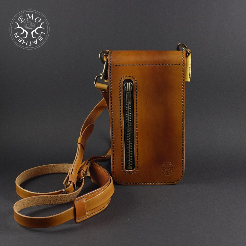EDC Neck Bag Pattern | EmoLeather Patterns | Quality DIY Leather Patterns