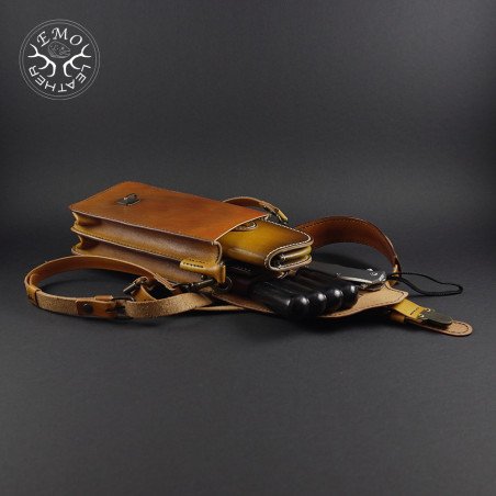 EDC Neck Bag Pattern | EmoLeather Patterns | Quality DIY Leather Patterns
