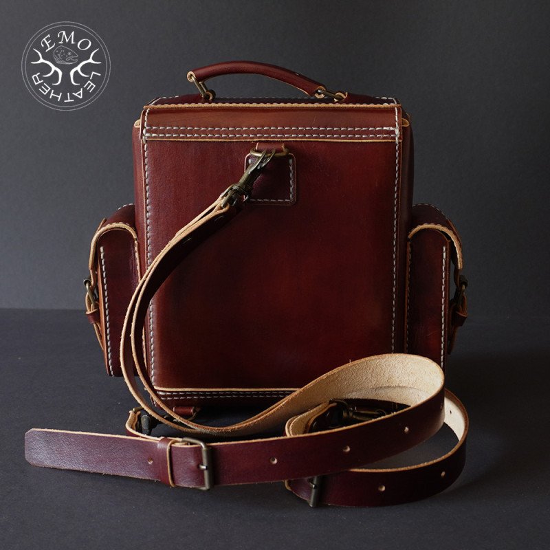 Leather Field Backpack Pattern | EmoLeather Patterns | Quality DIY Leather Patterns