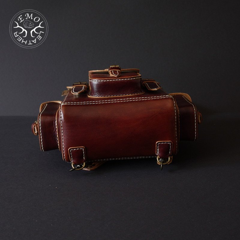 Leather Field Backpack Pattern | EmoLeather Patterns | Quality DIY Leather Patterns