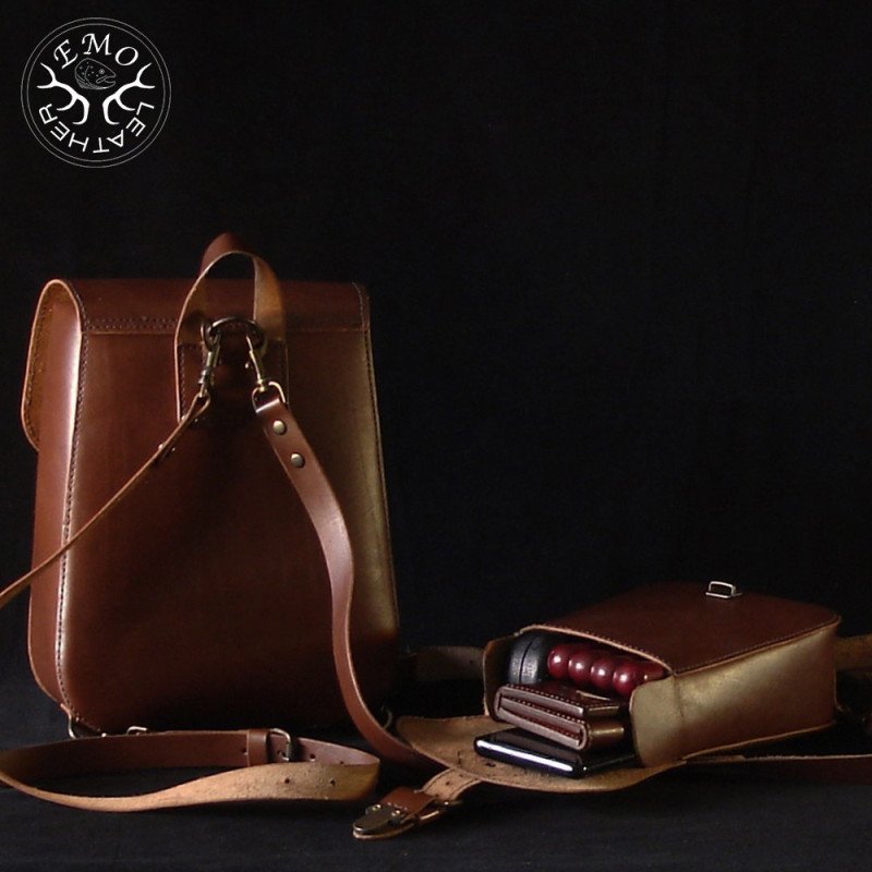 Backpack & Mini Bag Pattern | EmoLeather Patterns | Quality DIY Leather Patterns