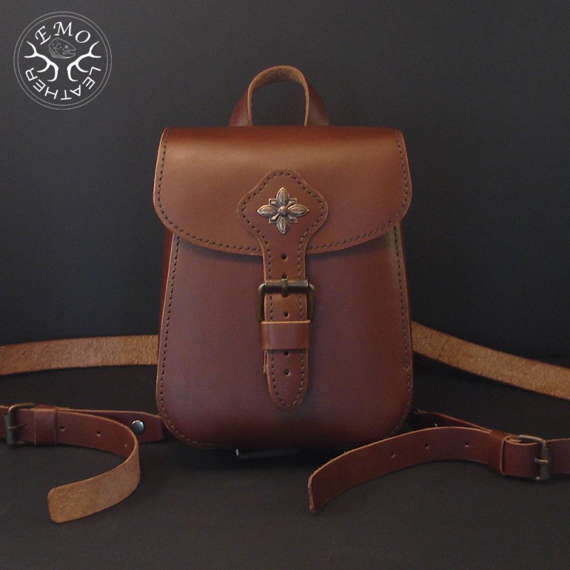 Backpack & Mini Bag Pattern | EmoLeather Patterns | Quality DIY Leather Patterns