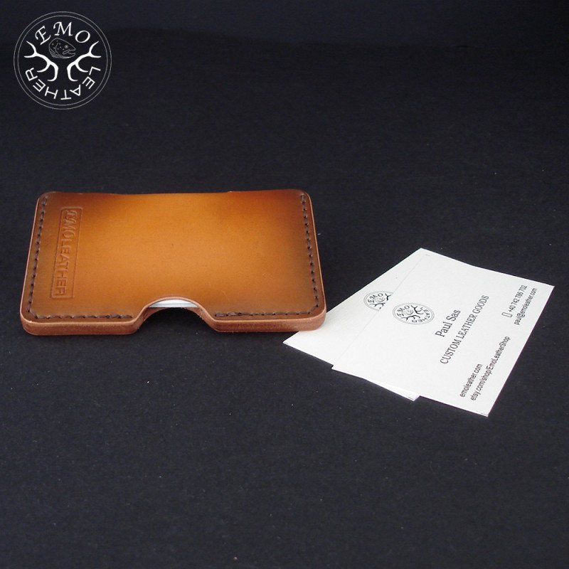 Business Card Holder Pattern | EmoLeather Patterns | Quality DIY Leather Patterns