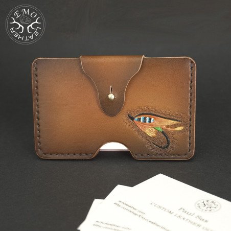 Business Card Holder Pattern | EmoLeather Patterns | Quality DIY Leather Patterns