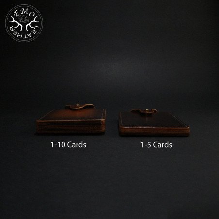 Vertical Money Pocket Card Holder Pattern | EmoLeather Patterns | Quality DIY Leather Patterns