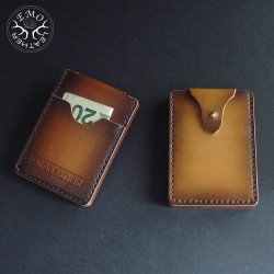 Vertical Money Pocket Card Holder Pattern | EmoLeather Patterns | Quality DIY Leather Patterns