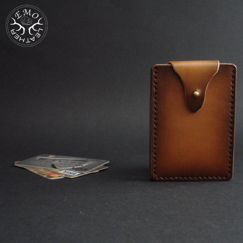 Vertical Money Pocket Card Holder Pattern | EmoLeather Patterns | Quality DIY Leather Patterns