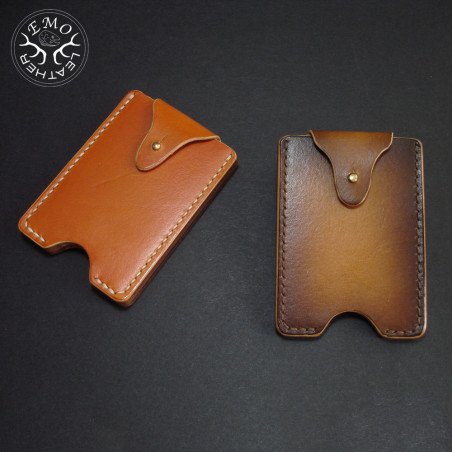 Vertical Money Pocket Card Holder Pattern | EmoLeather Patterns | Quality DIY Leather Patterns