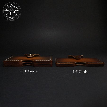 Vertical Money Pocket Card Holder Pattern | EmoLeather Patterns | Quality DIY Leather Patterns