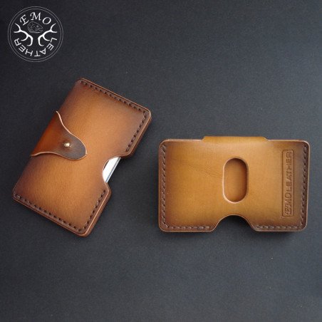 Vertical Money Pocket Card Holder Pattern | EmoLeather Patterns | Quality DIY Leather Patterns