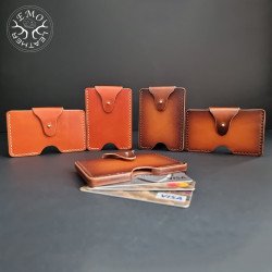 Quick Access Card Holder Pattern Set | EmoLeather Patterns | Quality DIY Leather Patterns