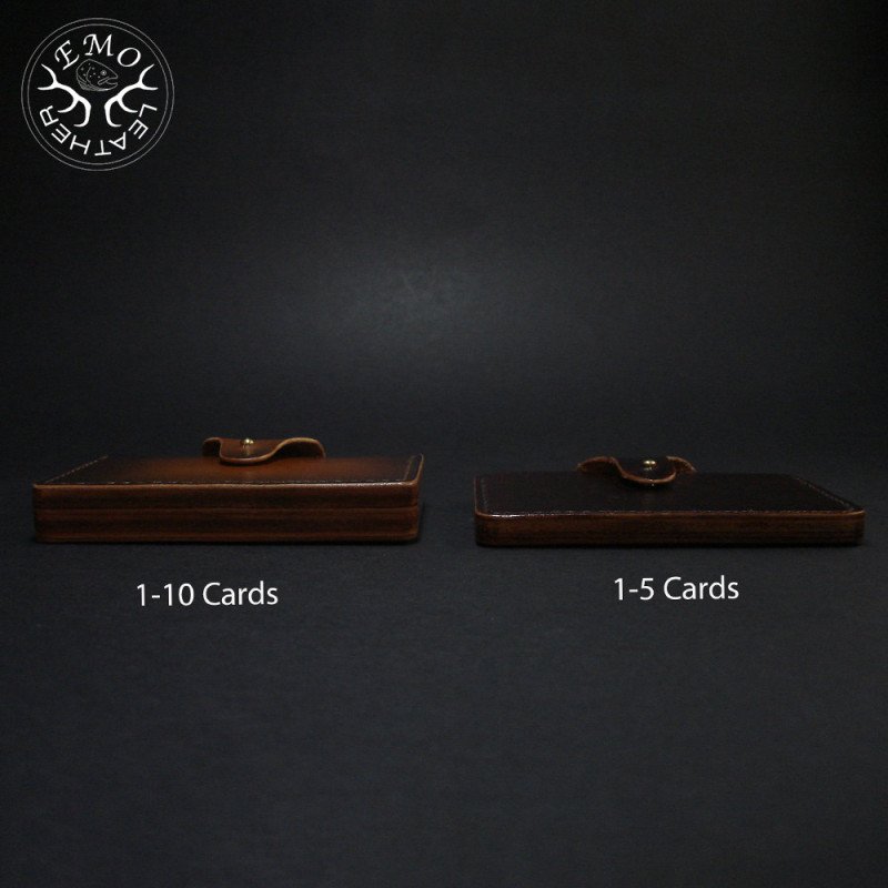 Money Pocket Card Holder Pattern Set | EmoLeather Patterns | Quality DIY Leather Patterns