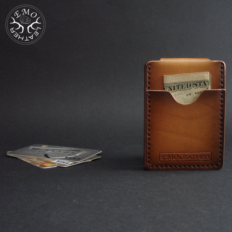 Money Pocket Card Holder Pattern Set | EmoLeather Patterns | Quality DIY Leather Patterns